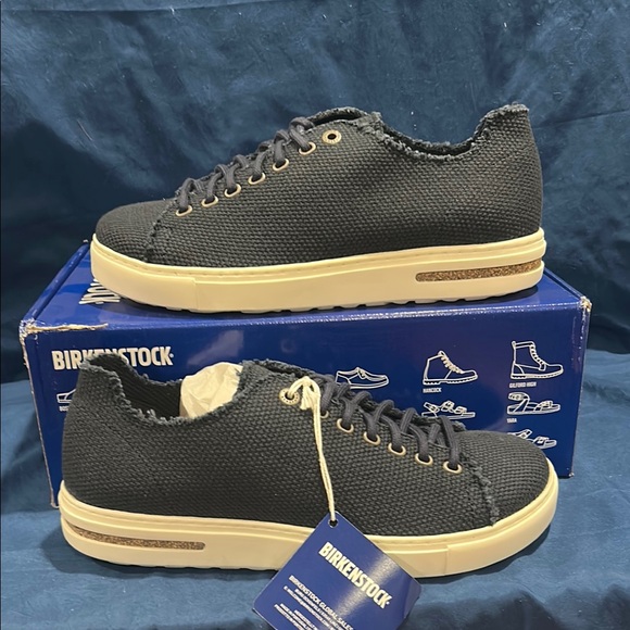 Birkenstock- bend Low Decon Canvas, Midnight, natural leather/textile 7 women QS - Picture 1 of 6